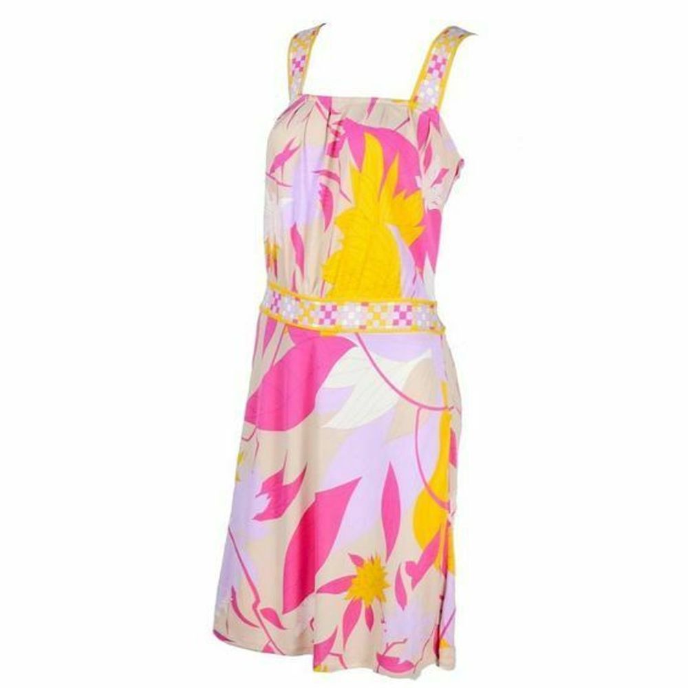 Emilio Pucci 4 Small Pink Purple Halter Dress